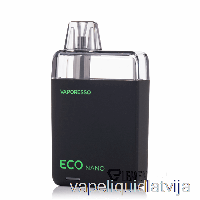 Vaporesso Eco Nano Pod Sistēma Pusnakts Melns Vape šķidrums